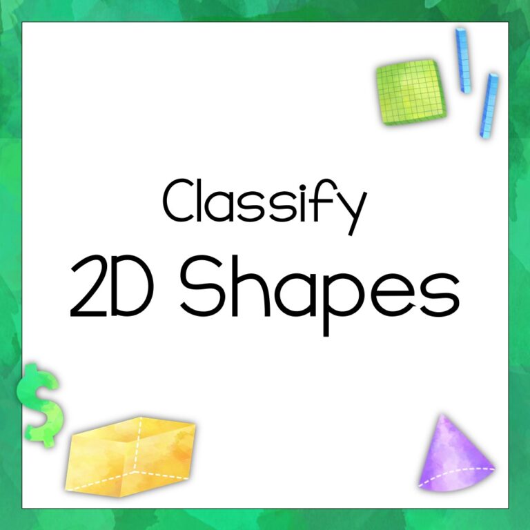 Classify 2D Shapes