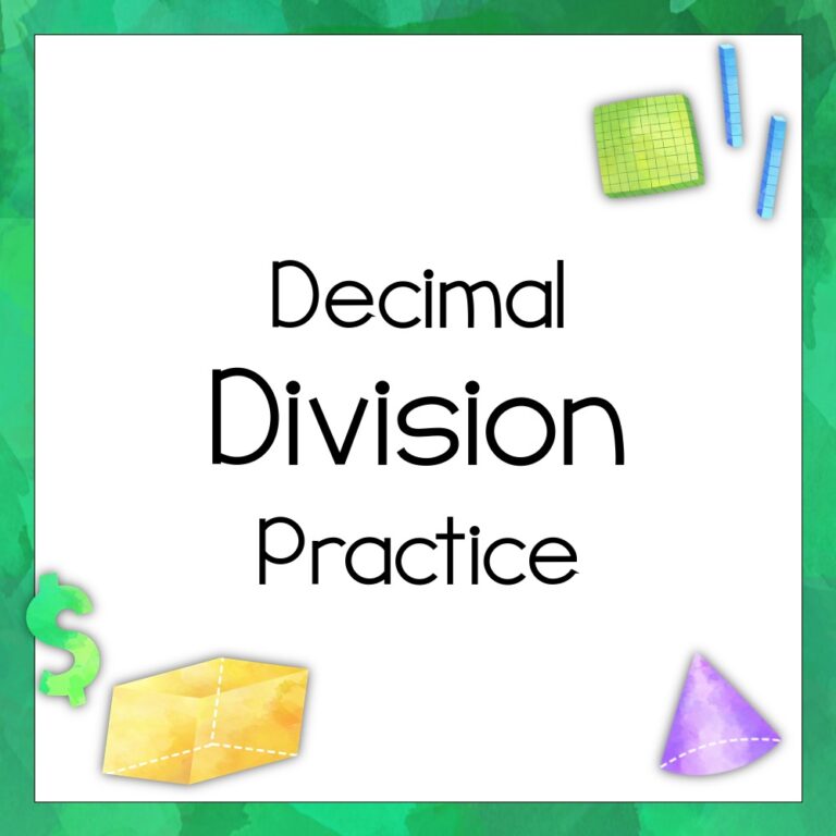 Division with Decimals: Show What You Know!