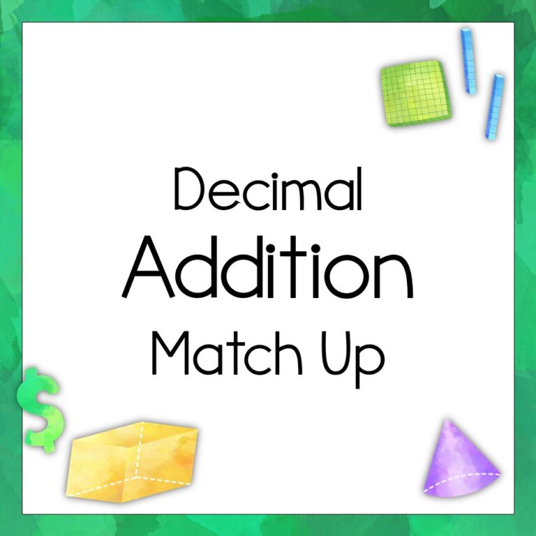 Match the Model: Addition with Decimals