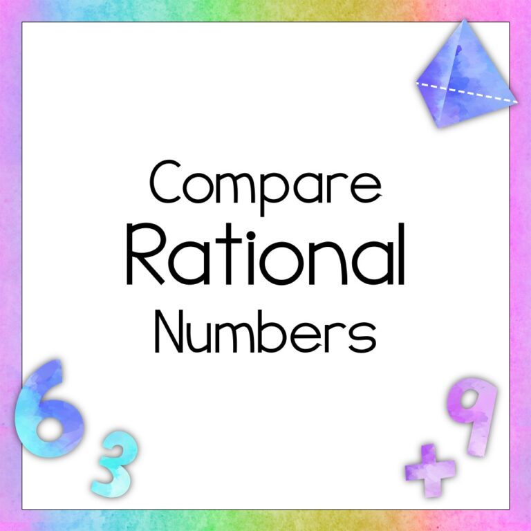 Compare Rational & Absolute Value Numbers