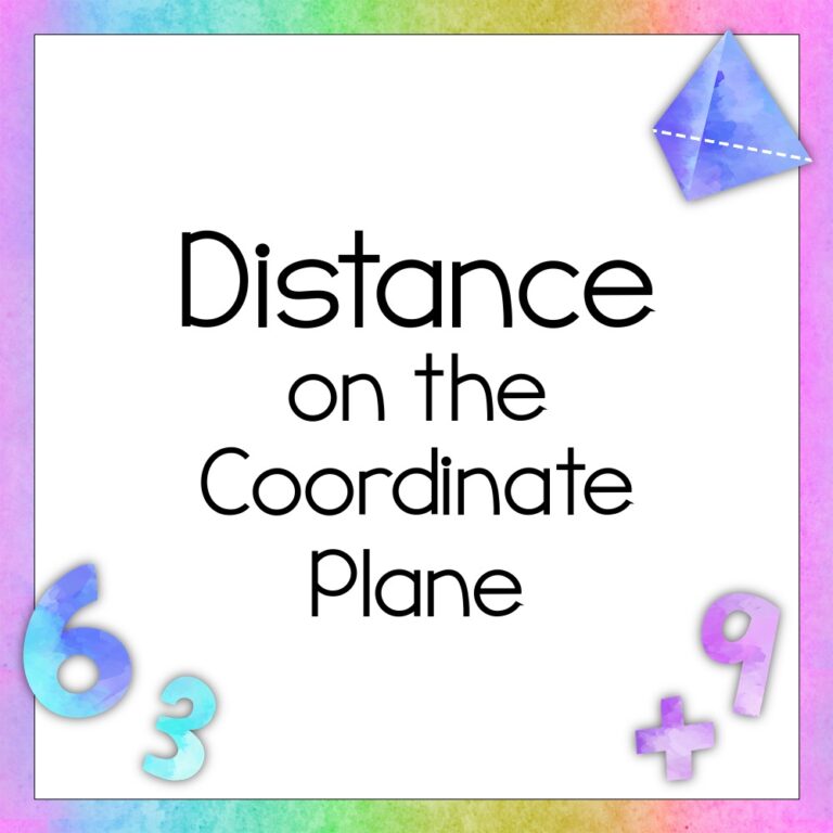 Finding Distance on the Coordinate Plane