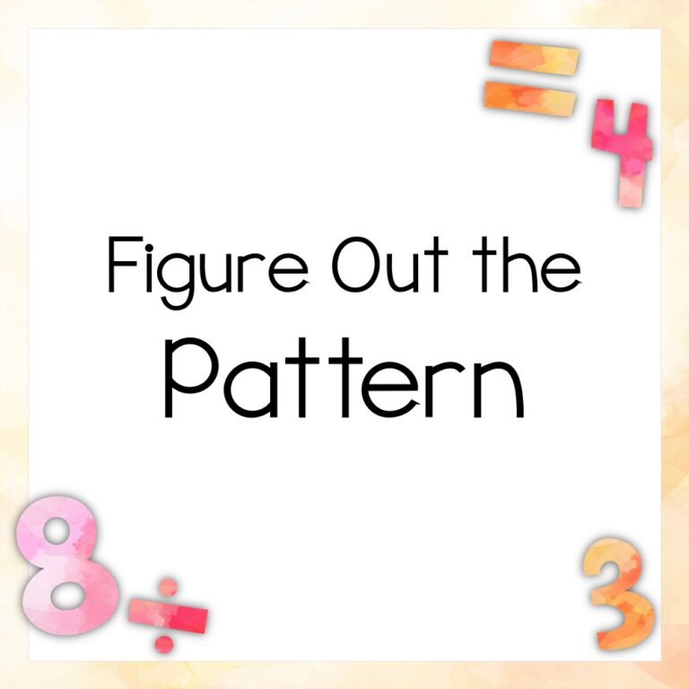 Figure Out the Pattern