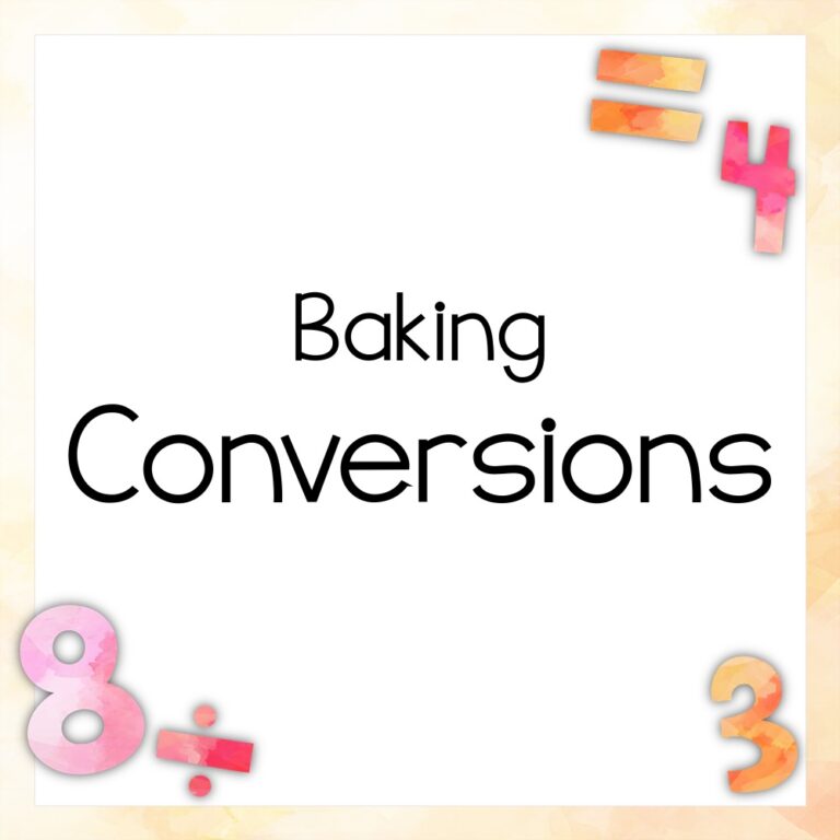 Baking Conversions
