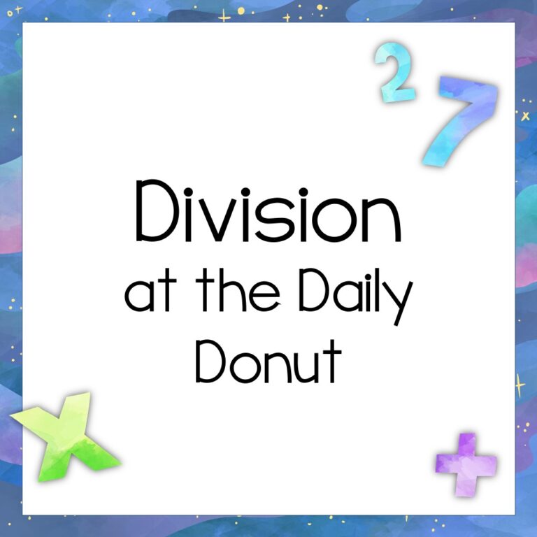 Division at the Daily Donut