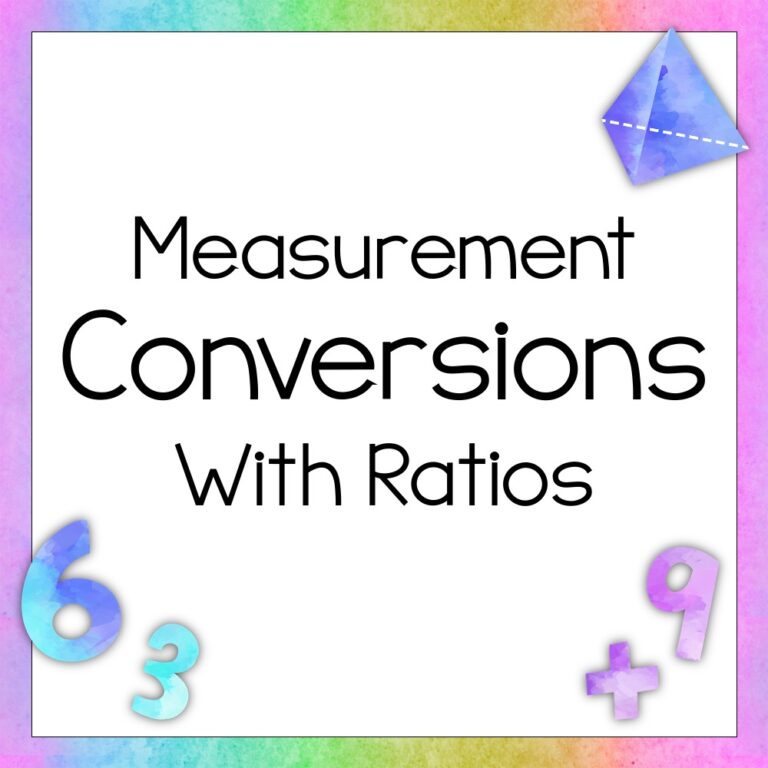 Convert Measurements with Ratios