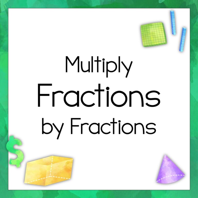 Multiply Fractions by Fractions: Visual Models