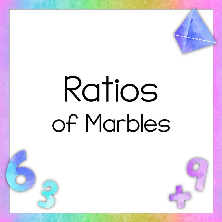 Ratios of Marbles: Writing Ratios