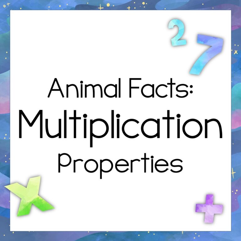 Animal Facts: Using Multiplication Properties