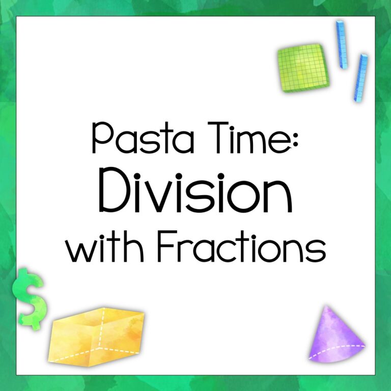 Pasta Time: Division with Fractions