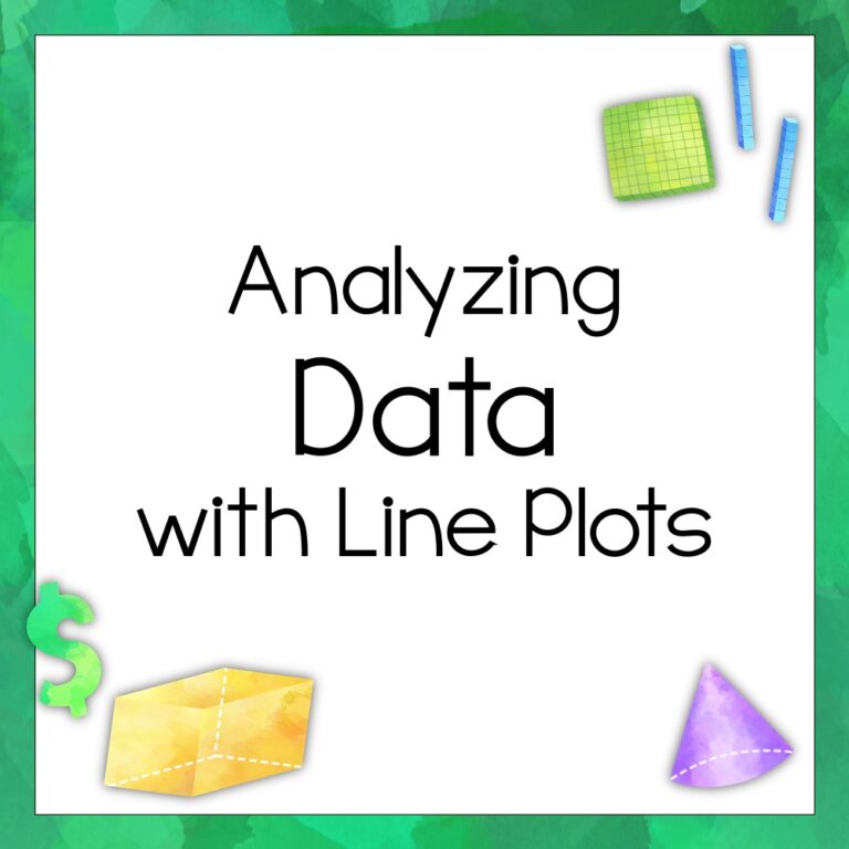 Analyzing Data on a Line Plot
