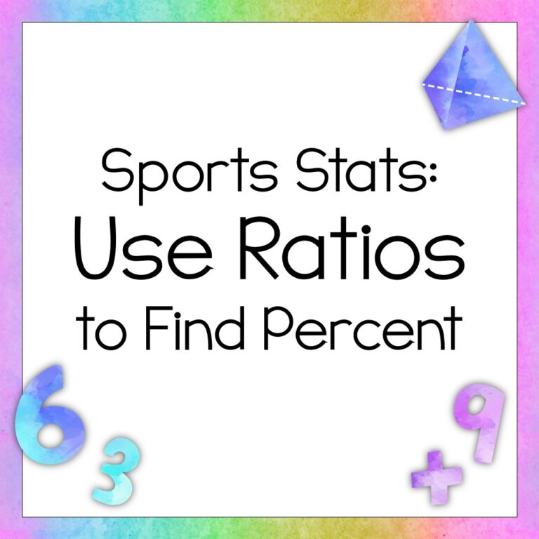 Sports Stats: Find Percentages