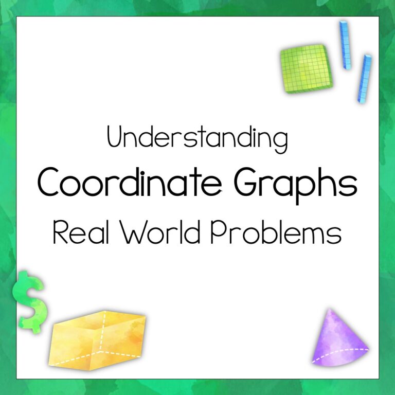 Understanding Coordinate Graphs: Real World Problems