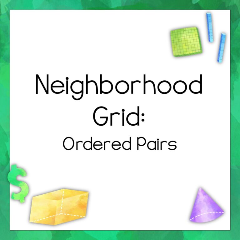 Neighborhood Grid: Ordered Pairs